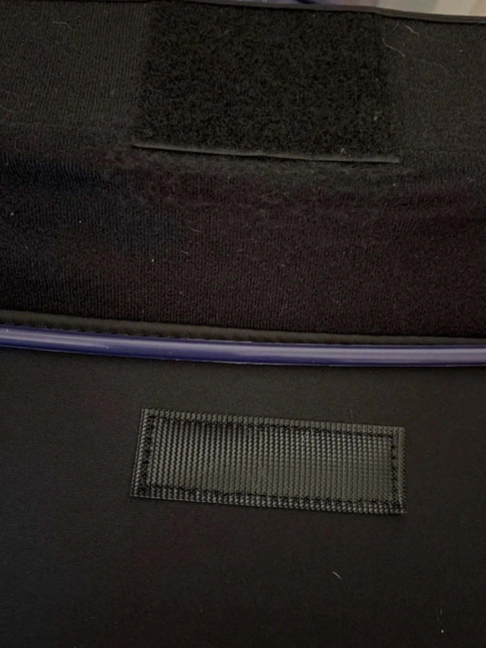 Black Tablet Sleeve with Strap Accent